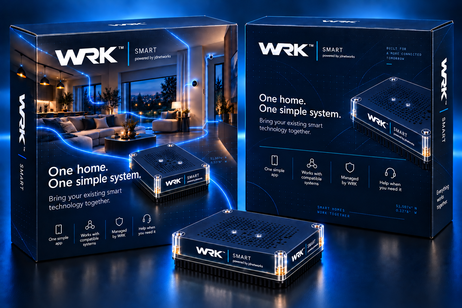 WRK Smart controller and presentation packaging